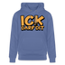 ICK DARF DIT - Bio-Hoodie - Blau