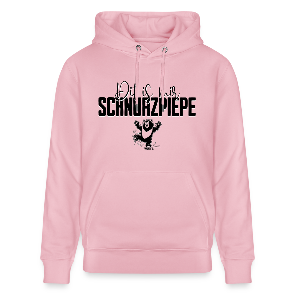 SCHNURZPIEPE - Unisex Bio-Hoodie - Hellrosa