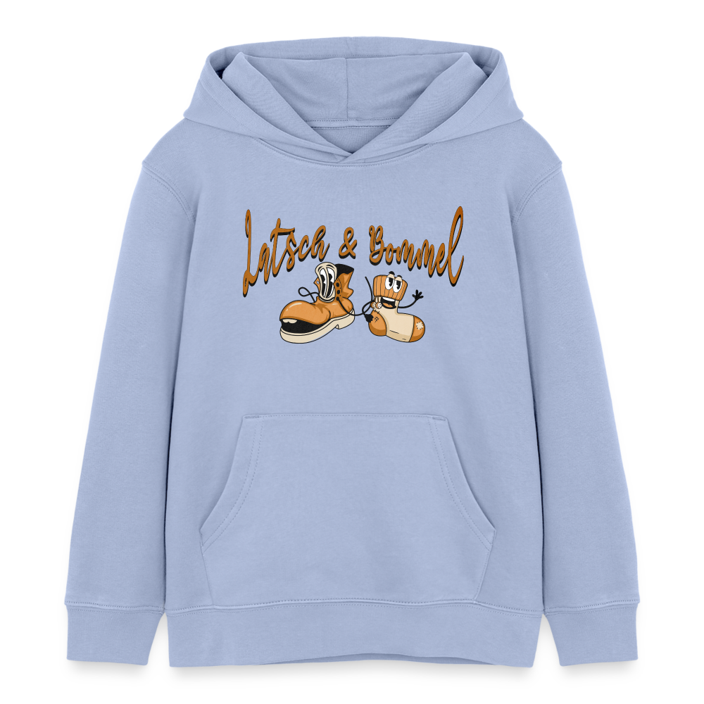 LATSCH UND BOMMEL - Kinder Bio-Hoodie - Sky