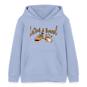 LATSCH UND BOMMEL - Kinder Bio-Hoodie - Sky