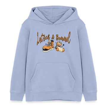 LATSCH UND BOMMEL - Kinder Bio-Hoodie - Sky