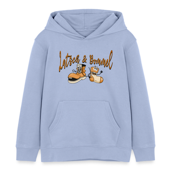 LATSCH UND BOMMEL - Kinder Bio-Hoodie - Sky