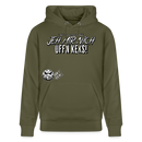 JEH MIR NICH UFFN KEKS-Unisex Bio-Hoodie II - Khaki Grün