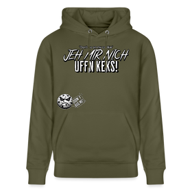 JEH MIR NICH UFFN KEKS-Unisex Bio-Hoodie II - Khaki Grün
