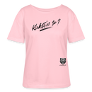 KIEKSTN SO?-Rundhals Frauen Bio-T-Shirt - Hellrosa