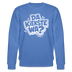 DA KIEKSTE WA?-Unisex Bio-Sweatshirt mit Berliner Schnauze - Blau