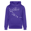 Weihnachten in Berlin 25-JIBT NÜSCHT-Unisex Bio-Hoodie - Purple Love 