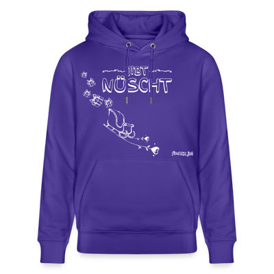 Weihnachten in Berlin 25-JIBT NÜSCHT-Unisex Bio-Hoodie - Purple Love 