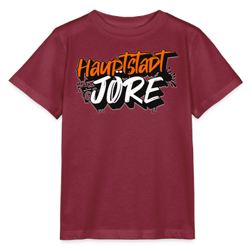 HAUPTSTADTJÖRE- BIO Kinder T-Shirt - Burgunderrot