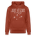 JIBT NÜSCHT zu Weihnachten in Berlin-Unisex Bio-Hoodie - Terrakotta