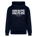 Berliner Schnauze - KANNSTE KNICKEN-Unisex Bio-Hoodie - Navy