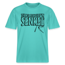 JEH MIR NICH UFFN SENKEL-Relaxed Fit Unisex Bio-T-Shirt - Poolblau