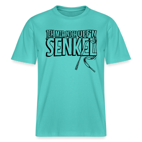 JEH MIR NICH UFFN SENKEL-Relaxed Fit Unisex Bio-T-Shirt - Poolblau