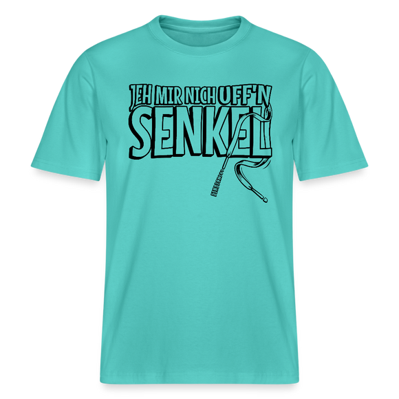 JEH MIR NICH UFFN SENKEL-Relaxed Fit Unisex Bio-T-Shirt - Poolblau