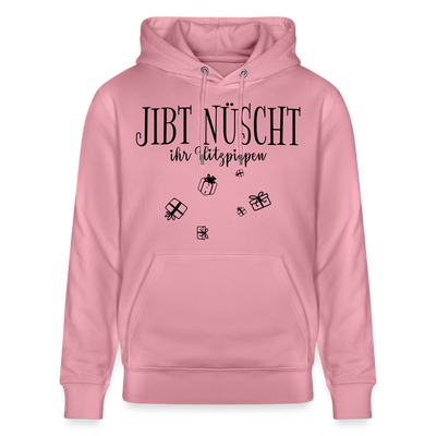 JIBT NÜSCHT in Berlin zu Weihnachten-Unisex Bio-Hoodie - Lila Traum
