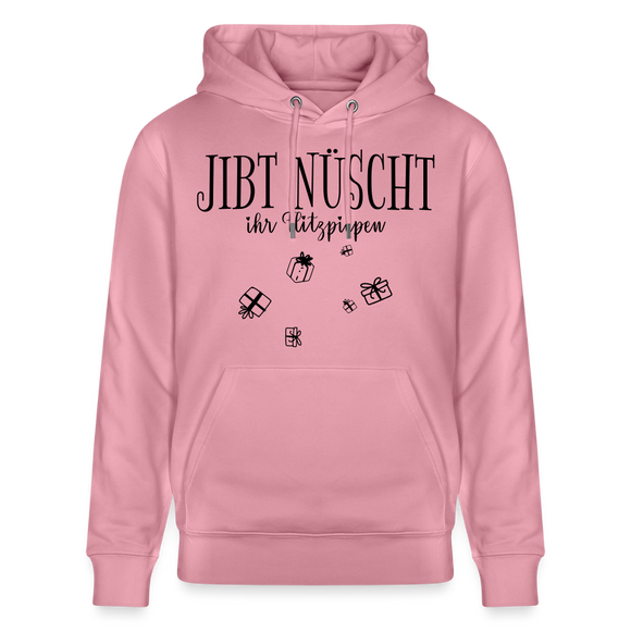 JIBT NÜSCHT in Berlin zu Weihnachten-Unisex Bio-Hoodie - Lila Traum