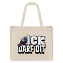 ICK DARF DIT|TAUBE-Einkaufstasche - Naturweiß