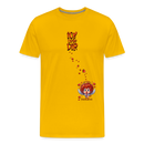 ICK LIEBE DIR-Männer Premium T-Shirt - Sonnengelb