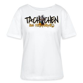 TACHCHEN IHR FLITZPIEPEN-Rundhals Frauen Bio-T-Shirt - Weiß