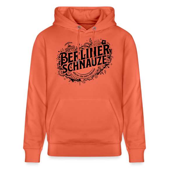 BERLINER SCHNAUZE als Souvenir-Unisex Bio-Hoodie II - Hellrot