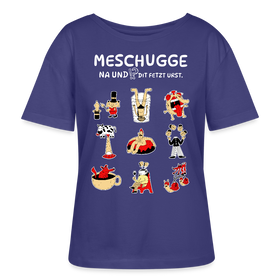 Berlin Shirt-MESCHUGGE-Rundhals Frauen Bio-T-Shirt - Dämmerung