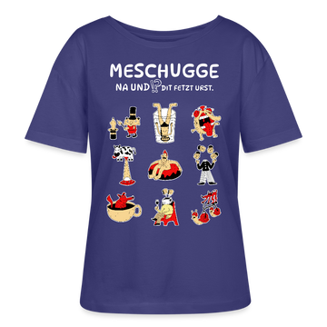 Berlin Shirt-MESCHUGGE-Rundhals Frauen Bio-T-Shirt - Dämmerung