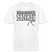 JEH MIR NICH UFFN SENKEL-Relaxed Fit Unisex Bio-T-Shirt - Weiß