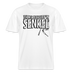 JEH MIR NICH UFFN SENKEL-Relaxed Fit Unisex Bio-T-Shirt - Weiß