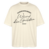 WIR SIND DIE GEILSTEN-Berlin26-Oversized Unisex Bio T-Shirt - Weißgrau
