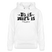 Berliner Spruch-ET IS WIE'T IS- Berliner Gelassenheit uff Unisex Bio-Hoodie - Weiß