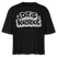 DIT IS KNORKE-Frauen Boxy Bio-T-Shirt - Schwarz