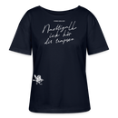 NACHTIGALL,ICK HÖR DIR TRAPSEN-Rundhals Frauen Bio-T-Shirt II - Navy