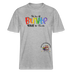 LIEBE IS BUNT-Relaxed Fit Unisex Bio-T-Shirt - Grau meliert