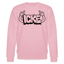 ICKE-Unisex Bio-Sweatshirt  mit Berliner Schnauze - Hellrosa