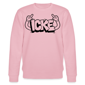 ICKE-Unisex Bio-Sweatshirt  mit Berliner Schnauze - Hellrosa