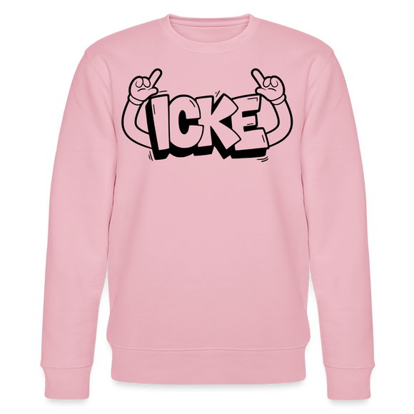 ICKE-Unisex Bio-Sweatshirt  mit Berliner Schnauze - Hellrosa