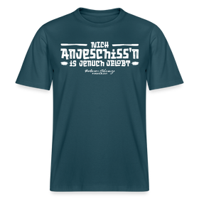 Berliner Spuch-Berliner Lob-NICH ANJESCHISSN-RELAXED FIT Unisex Organic T-Shirt - Dunkles Petrol