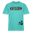 ICK GLOOB MEEN SCHWEIN PFEIFT-Relaxed Fit Unisex Bio-T-Shirt - Poolblau
