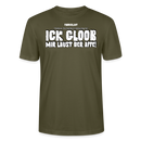 ICK GLOOB MIR LAUST DER AFFE-Unisex T-Shirt BIO II - Khaki