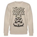 Berliner Schnauze-Unisex Bio-Sweatshirt-NÜSCHT DARF ICK - Beige