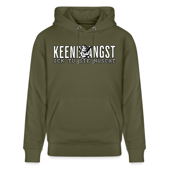 ICK TU SIE NÜSCHT - Unisex Bio-Hoodie - Khaki Grün