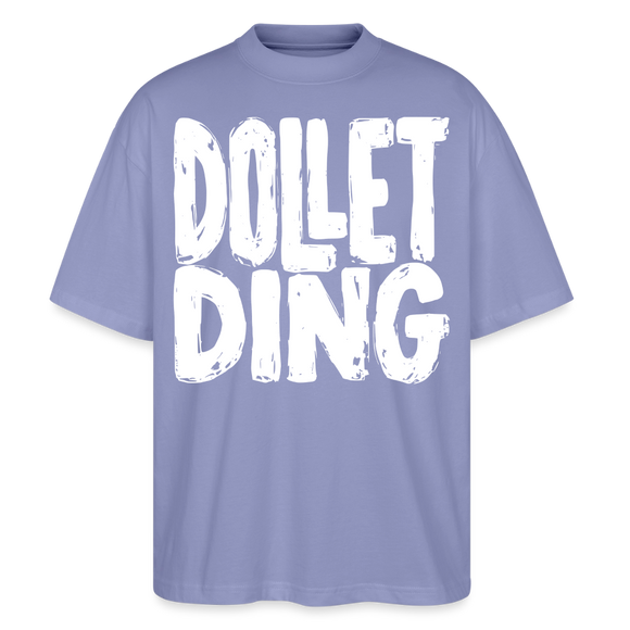 DOLLET DING-Dit Berlin Shirt mit Kodderschnauze-Oversized Unisex Bio - Violett