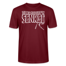 JEH MIR NICH UFFN SENKEL-Unisex T-Shirt BIO II - Burgunderrot