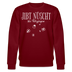 JIBT NÜSCHT zu Weihnachten in Berlin-Unisex Bio-Sweatshirt - Burgunderrot