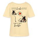 Berlin Shirt "KNORKE"-Rundhals Frauen Bio-T-Shirt - Creme