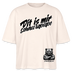 Dit is mir SCHNURZPIEPE-Frauen Boxy Bio-T-Shirt - Weißgrau