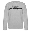 WIR SIND DIE GEILSTEN-Unisex Bio-Sweatshirt - Grau meliert