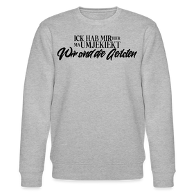 WIR SIND DIE GEILSTEN-Unisex Bio-Sweatshirt - Grau meliert