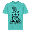 DU SCHNALLST JAR NÜSCHT-RELAXED FIT Unisex BIO T-Shirt - Poolblau