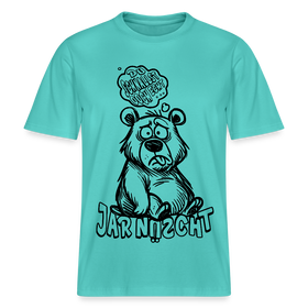 DU SCHNALLST JAR NÜSCHT-RELAXED FIT Unisex BIO T-Shirt - Poolblau